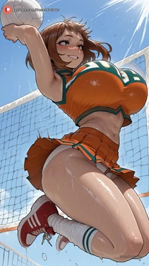 SENS18DRAWS AI ART - OCHAKO URARAKA - BOKU NO HERO ACADEMY [AI Generated]