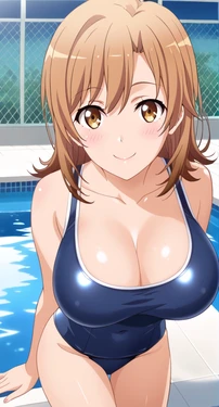 [AIAnArt] Iroha Isshiki (School Swimsuit) [AI Generated]
