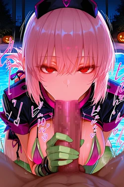 [AI Generated] ハロウィンにナイチンゲールにひたすら搾られる