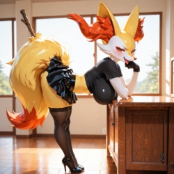 [ZBaiArt] Braixen - Pokemon [AI Generated]