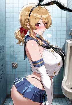 [Nankoai] Aimoto Rinku -Shimakaze Cosplay -Bathroom (D4DJ) [AI Generated]