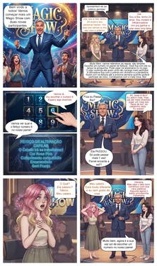 Bia e Sol em "Magic Show" [AI Generated]