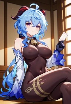 [Vortalis] Ganyu - Genshin Impact [93 pics Full Set 4] [Patreon] [AI Generated]