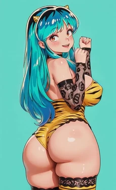 [PygMaiden] ラムちゃん / Lum Invader (animated) [AI Generated]