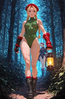 Cammy vs Slime [AI Generated]