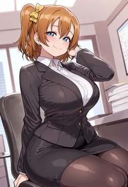 [Nankoai] Honoka Kousaka -高坂穂乃果-office.lady-office-indoors-BBC-NTR- (Patreon) [AI Generated]
