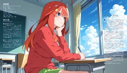 [yanai-hide] [AMS] Itsuki Nakano 中野五月 五等分の花嫁 [AI Generated]