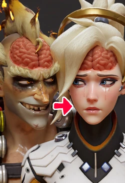 Mercy ⇔ Junkrat [Eng] [AI Generated]