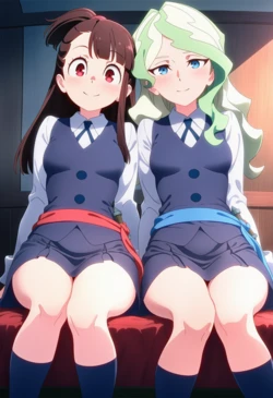 [Corudozera] [200pics] #2 Atsuko Kagari x Diana Cavendish (篝敦子xダイアナ・キャベンディッシュ) / Little Witch Academia (リトルウィッチアカデミア) [AI Generated]
