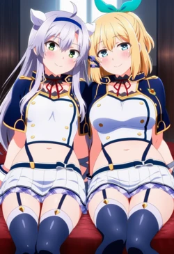 [Corudozera] [200pics] #2 Sistine Fibel x Rumia Tingel (システィーナ＝フィーベルxルミア＝ティンジェル) / Akashic Records of Bastard Magic Instructor (ロクでなし魔術講師と禁忌教典) [AI Generated]