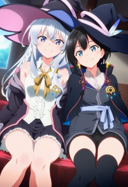 [Corudozera] Elaina x Saya (Majo no Tabitabi／Wandering Witch: The Journey of Elaina) [AI Generated]