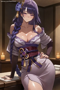 [Oppai Oasis] Raiden Shogun - Genshin Impact [AI Generated]