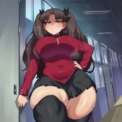 [EroKnightAI] - Rin Tohsaka x BBC Set 2 (Patreon) [AI Generated]