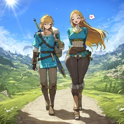[RedIlus] Zelda X Traveler (Patreon) [AI Generated]