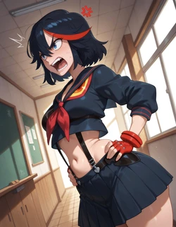 GenNow / GeneratorNow Ryūko Matoi - Kill la Kill (Commission) [FULL/SOLO SET] [AI Generated]