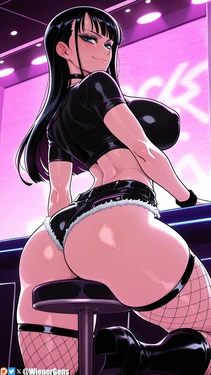 [WienerGens] Nico Robin hits the club in her new outfit (One Piece) [AI Generated]