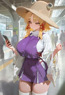 [GirlieWaifu] [Touhou] Moriya Suwako [NETORARE] BBC FATMAN 215p (Patreon) [AI Generated]
