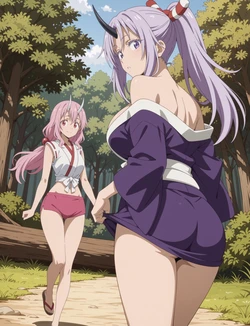[18animegirls] (T2/T3/148p) 2girl - Shuna (シュナ) +Shion (シオン) | group | [AI Generated]