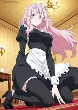 [18animegirls] (T2/T3/132p) Shuna (シュナ) + (male) Rimuru Tempest (リムル＝テンペスト) / Maid Outfit [AI Generated]