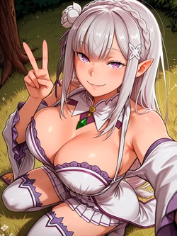 [Wispash] Emilia 5 packs (Patreon) [AI Generated]