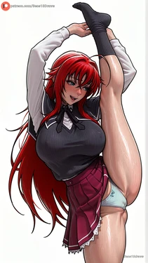 SENS18DRAWS AI ART - RIAS GREMORY - HIGH SCHOOL DxD [AI Generated]
