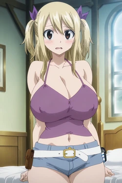 [ZwephixAI] Lucy Heartfilia (Sun Village Outfit) [AI Generated]