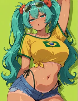 Brazilian Miku - Vocaloid [Neural Nymphs] [AI Generated]