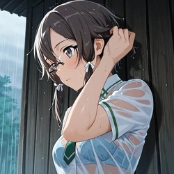 【ちよ@】【ﾘｸｴｽﾄ】SAO 詩乃×和人 (148710389) [AI Generated]