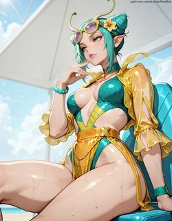 [Lord of Waifus] Mantis (Oceanic Harmony skin) "Marvel Rivals" | 4K NSFW [AI Generated]