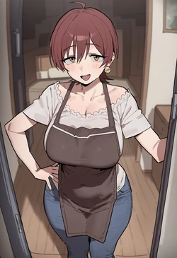 [神羅天征] 宝多織江 エロガキに絡まれる六花ママ [AI Generated]