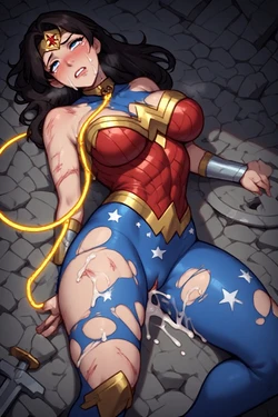 Wonder woman vs Lex luthor [AI Generated]
