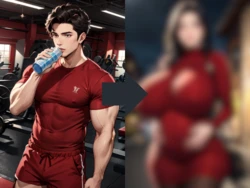 [RandeiTheWitch] Suddenly Mom： Gym [AI Generated]