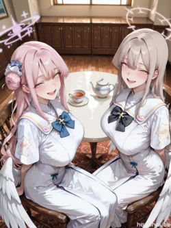 [Hoyphoybe] Mika & Nagisa♡ | Blue Archive (Patreon) [AI Generated]