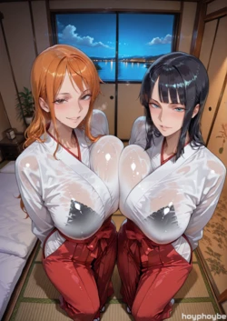 [Hoyphoybe] Nami & Nico Robin Part1♡ | One Piece (Patreon) [AI Generated]