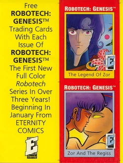 Robotech Genesis Comic Cards