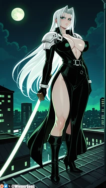 [WienerGens] Sephiroth is a one-winged baddie (Final Fantasy) [AI Generated]