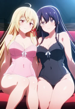 [Corudozera] 115pics (TIER S) Aliceliese Lou Nebulis IX x Eleonore Bianca (アリスリーゼ・ルゥ・ネビュリス9世xエレオノール・ビアンカ) / Our Last Crusade or the Rise of a New World x The Misfit of Demon King Academy (キミと僕の最後の戦場、あるいは世界が始まる聖戦x魔王学院の不適合者) [AI Generated]