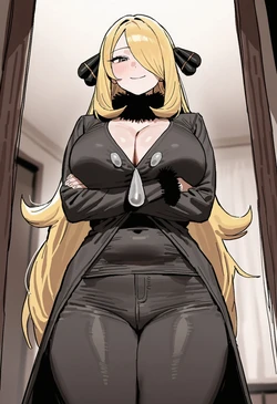 [kaminarimon_ai] [神羅天征] [仲見世] [雷門AIショップ] シロナ Cynthia [AI Generated]