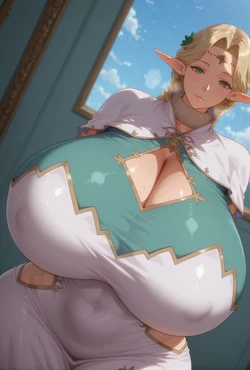 Ephildis Agraliel [HypeT] [Kyonyuu Elf Oyako Saimin] [AI Generated]