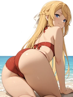 [pantyless/Kyonkanie] Ariel Anemoi Asura - Mushoku Tensei [AI Generated]
