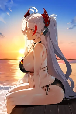 [Nonetheless567] [Azur Lane] Prinz Eugen Bikini (AI Generated)