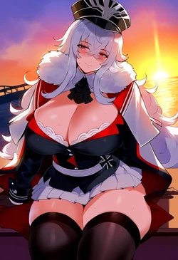 [Nonetheless567] [Azur Lane] Graf Zeppelin Boardwalk (AI Generated)