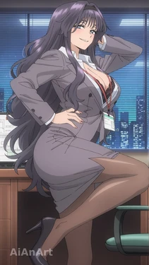 [AIAnArt] Kaoruko Waguri (Office Lady) [AI Generated]