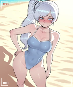 [11_22] Weiss Schnee Beach [AI Generated]