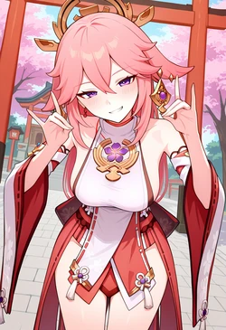 [ArolAi] Yae Miko - 3packs (387p) (patreon) [AI Generated]