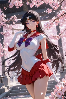 [Rankabee] Sailor Mars | Sailor Moon - Cherry Temple Original GS (Patreon) (AI Generated)