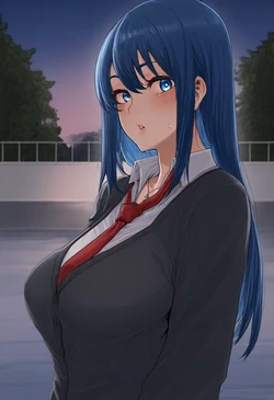 Kuroi Asaka & Shiramine Yuuki [AI Generated]
