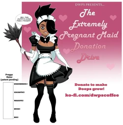 [dwps] The Extremely Pregnant Maid Donation Drive