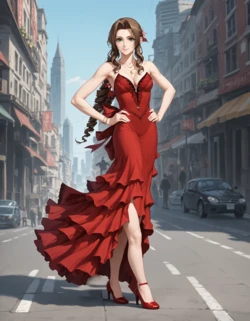 [Nazramath] Aerith - Futanari [AI Generated]
