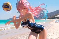 [DreamLine] Cyrene's school swimsuit (Patreon) [AI Generated]